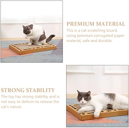 טבעי שטיח מקורה סט משחקים חתול גרדן מחצלת גלי נייר חתול שריטות מחצלות אופקי חתול רצפת משטח גירוד