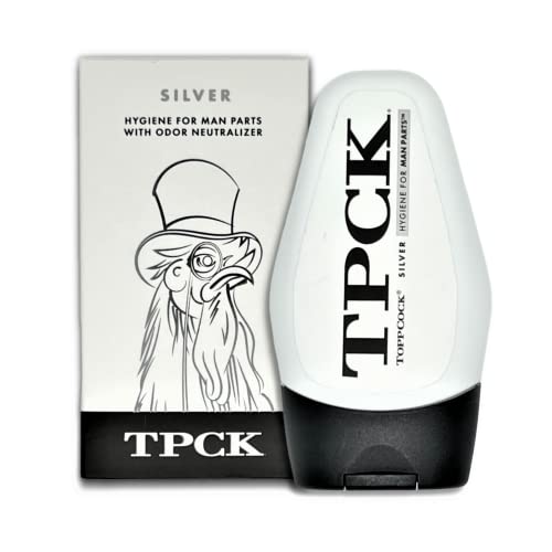 TPCK TOPCCOCK ג'ל היגיינה חופשת כסף לחלקים לגברים, מנטרל ריח 90 מל, טיפול בחות גוף היגיינת גוף
