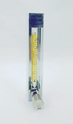 LZB -3WB, מד זרימת רוטמטר זכוכית עם שסתום בקרה למים/אוויר/גז מיקרו זרימה זרימה חנקן חנקן
