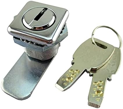 מנעול מצלמת ארונות מרובעים 2 מפתחות לתיבת הדואר ארון המשרדים חומרה MS549 I 1 PCS