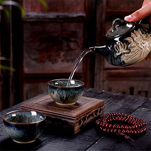 Yczdg כבשן החלפת קומקום קרמיקה קונג פו קומקום קומקום תה בעבודת יד רטרו קומקום קומקום כלי קומקום