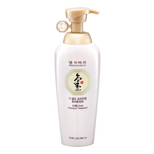 דאנג גי מיו רי-קי טיפול פרימיום זהב, לחות והזנת הקרקפת והשיער, מכיל 30 צמחי מרפא, 16.9 פל אונקיה