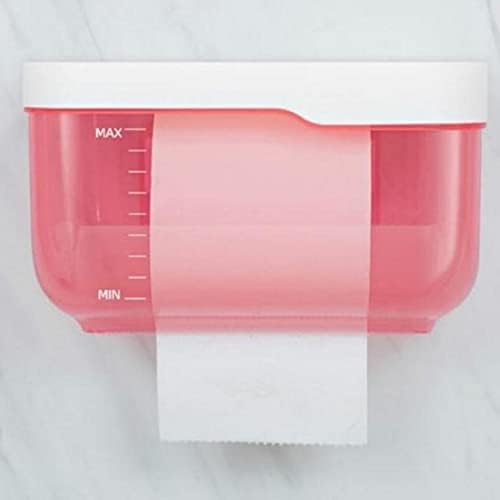 WYKDD חדר אמבטיה נייר טואלט מחזיק מגבת קיר הרכבה מפלסטיק WC מחזיק נייר טואלט עם קופסת אחסון מדף מדף אחסון