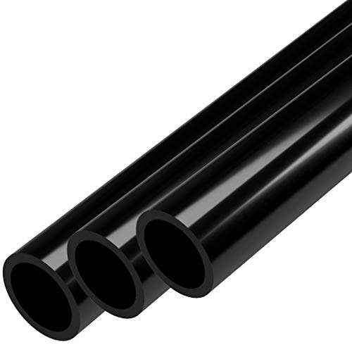 צינור PVC של ריהוט Formufit, 40 , 1/2 גודל, שחור