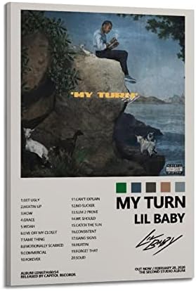 LIL Baby My Turn My Autle Poster לחדר שינה אסתטי קיר קיר אמנות פוסטרים פוסטרים ציור תמונה הדפסת עיצוב משפחתי מודרני