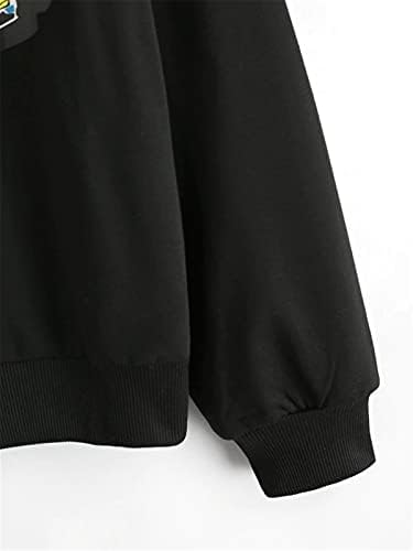 חולצות סווטשירט של FENXXXL לנשים ירידות גדולות עם טיפה סוודר קפוצ'ון קפוצ'ון שרוול ארוך שרוול