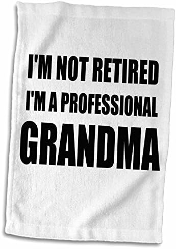 3 דרוז אני לא בדימוס אני סבתא מקצועית - מתנה של סבתא מצחיקה - מגבות