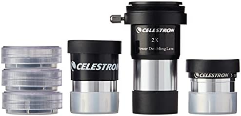 Celestron - Astromaster 80AZ טלסקופ רפרקטור - אופטיקה מזכוכית מצופה לחלוטין - חצובה בגובה מתכוונן