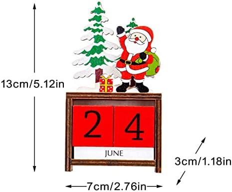 חג המולד עץ עשה זאת בעצמך קישוטי ספירה לאחור לוח שנה ישן שלג חג המולד קישוטי קישוטי מתנות פאן קישוט
