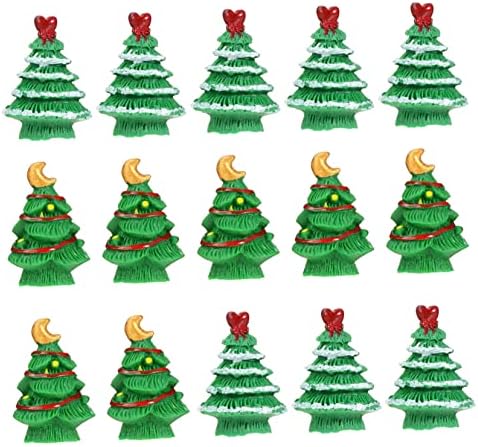 טוינדונה 15 יחידות קישוטים לחג המולד פרה מסה דה מיני קישוט עץ חג המולד קישוט עץ חג המולד מלאכותי חג המולד חג