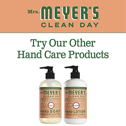 סבון הידיים של גברת מאייר, עשוי משמנים אתרים, פורמולה מתכלה, גרניום, 12.5 פל. עוז