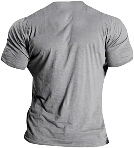 חולצות טשירט לחולצות לגברים, שריר רחוב גברים שרוול קצר הדפס אישיות טריקו טריקו
