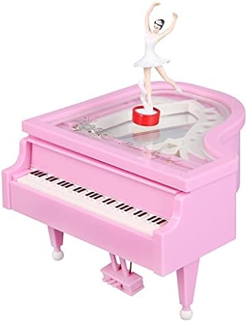 Tfiiexfl פסנתר רומנטי דוגמנית מוסיקה קופסא בלרינה קופסאות מוזיקליות קופסאות קישוט בית מתנה לחתונה