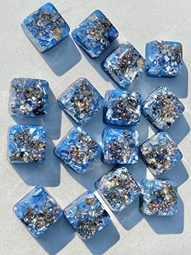 16 מגדל קובייה מיני בוסרים אורגון כחול בהיר