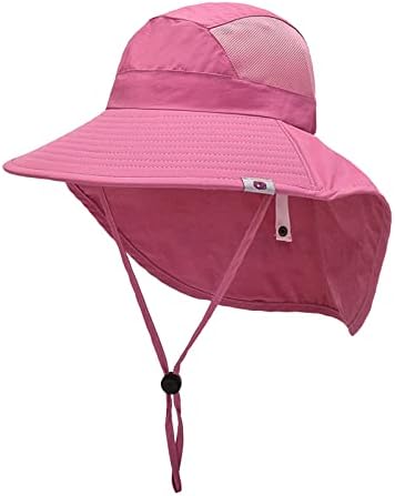 כובע שמש של תינוק 50+ spf uv מגן כותנה כובע כובע פדורה פנמה פנמה פנמה כובע Sun Wide Brim כובע קש.