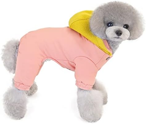 רכשו בגדי סתיו וחורף בגדים קטנים ובינוניים של כלב חיות מחמד מעיל כותנה חם