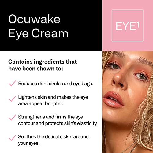 FaceTheory Ocuwake Cream Eye Eye1 - תחת עיגולים כהים של קרם עיניים ונפיחות, קרם מבהיר ויטמין C, טבעוני