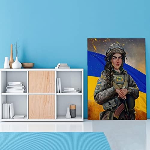 פוסטר אמנות מלחמה אמנות צבאית אמנות צבאית אוקראינית אמנות פוסטר בד צביעה של פוסטרים והדפסים תמונות