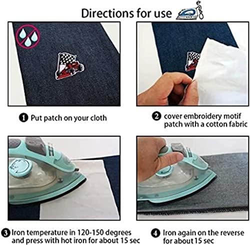 LIDEV 4PCS צורת רוגבי טלאי רקמה DIY מוטיב ברזל או תפור על טלאים אפליקציות לג'ינס מעילי תרמיל בגדים
