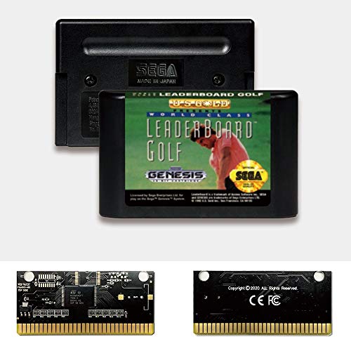 לוח מנהיגים ברמה עולמית של אדיטי - ארהב תווית FlashKit MD Electroless Card Gold PCB עבור Sega Genesis