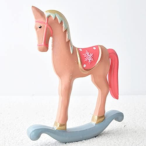 עץ חג המולד של סוס חג המולד של סוס טרויאני בעבודת יד קישוטי חלון קישוט סוסים טרויאני