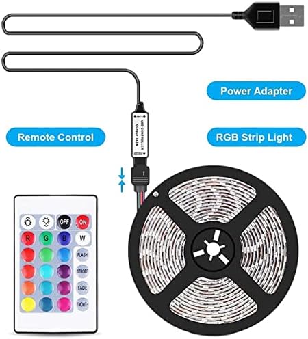 אורות רצועת LED של Gifzes, אורות רצועת LED משתנים בצבע עם רצועת רצועה מרחוק LED LED לשפר את האווירה צבעים תוססים