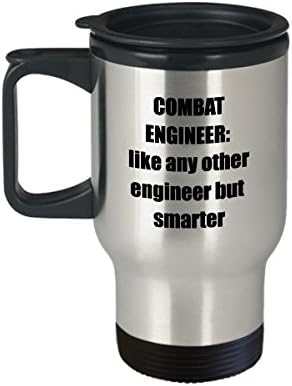 מהנדס קרב ספל נסיעות - מתנת ספל קפה הנדסה מצחיקה סרקסטי