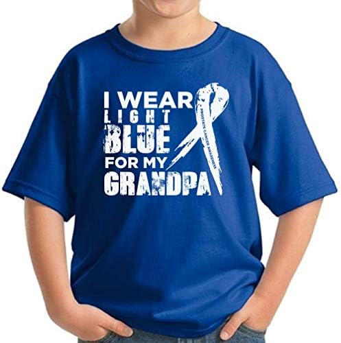 חולצת מודעות לסרטן הערמונית של Pekatees חולצת סרטן לחולצת סרטן לילדים תומכת במתנות