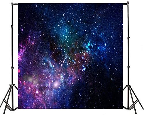 Aofoto 5x5ft ערפילית תפאורה כוכבת שמיים צילום רקע רקע יקום גלקסי חלל חיצוני ילד תינוקת ילד ילד ילד דיוקן