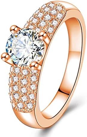 2023 טבעת אופנה מצופה פלטינה חדשה מיובאת ורוד זהב וכסף יהלום ורוד צהוב ויהלום טבעת