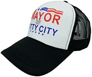 ראש העיר FPKOMD כובע משאיות מצחיק לכובע בייסבול ברשת למבוגרים כובעי דיג לגברים ונשים מתנות מצחיקות כובע בייסבול