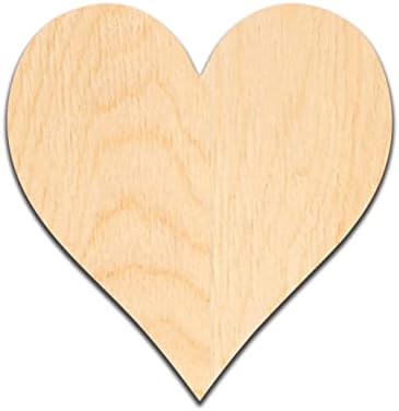 לב תלול עץ עבה בגודל 4 אינץ ' - חתוך מדיקט ליבנה סמל עץ עבה בגודל 4 אינץ' אינו עומד חופשי, הוא מיועד