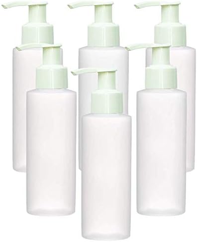 Parfums Grand 4 גרם משאבת קרם פלסטיק טבעי, בקבוקי מתקן סבון עם משאבות לבנות, לג'ל, סבון, שמפו, קרם גוף, שמנת, פלסטיק