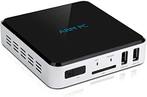 Genianech Android Smart Box, HDMI-in שילוט דיגיטלי נגן מדיה, Mini PC WiFi Bluetooth Player לתעשייה/מסחרית,