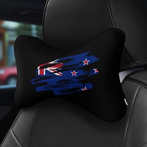 Grunge Tickenge New Zealander Flag Car כרית צוואר מכונית רכה מכונית רכה כרית צוואר צוואר מנוחה כרית כרית 2