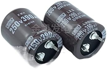 JUNNIU 2PCS 390UF 200V 390UF 250V 200V390UF 250V390UF 22X25 22X30 25X25 25X30 30X25 30X30 SNAP-IN CAPACITOR