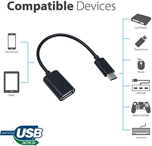 מתאם OTG USB-C 3.0 תואם ל- LG 15U70P-P.AAE8U1 שלך לפונקציות מהירות, מאומתות, מרובות שימוש כמו מקלדת, כונני אגודל,