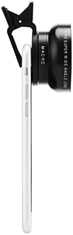 עדשת טלפון נייד 2 פונקציות 0.45 איקס זווית רחבה לן & מגבר; 12.5 איקס עדשת מצלמת מאקרו אוניברסלית