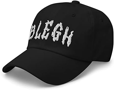 Blegh Logo Metal Metal Logo כובע אבא