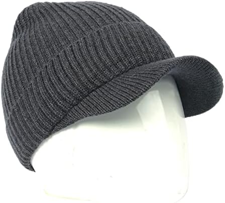 X-LAGE GARGE סרוג כובע כפה עם שוליים, כובעי גרבי מגן לראשים גדולים, כובעי גולגולת שרוול חורפית, כובע