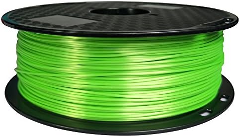 חוטם PLA ירוק משי 1.75 ממ נימה מדפסת תלת מימדית 1 קג 2.2 קילוגרם הדפסת חומרים חומרי משיק מבריק ברק