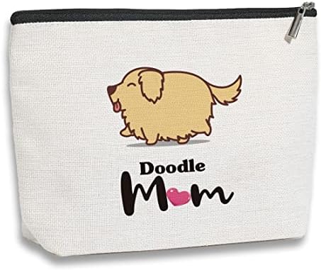kdxpbpz כלב אמא מתנות חובב כלבים מתנה לנשים שקית איפור איפור של אמא