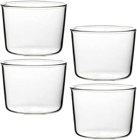 בר דויטול 200 כוסות קינוח זכוכית קטנות פרפה סנדות כוסות כוסות עגולות כוסות שתייה לשימוש חוזר כוסות