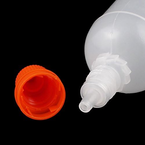 AEXIT 5 יחידות 50 מל בקבוקים וצנצנות טפטפת בקבוק פלסטיק ברור טיפת עיניים נוזל נוזלי סחיטה סחיטה