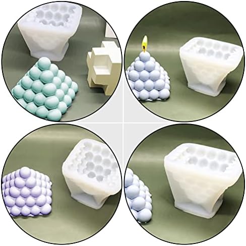 תבניות תכשיטי שרף מרפא 3D חרוט בועה נרות עובש סיליקון שעווה תבניות שעווה בועת קוביית סבון סבון