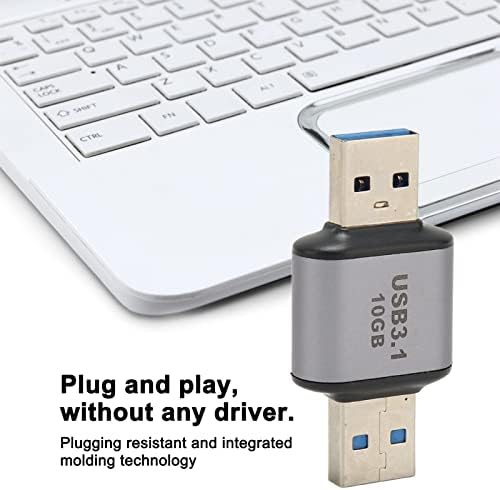 Vingvo USB 3.1 זכר ל- USB 3.1 מתאם גברים בגודל קטן USB 3.1 מתאם למחשבים ניידים