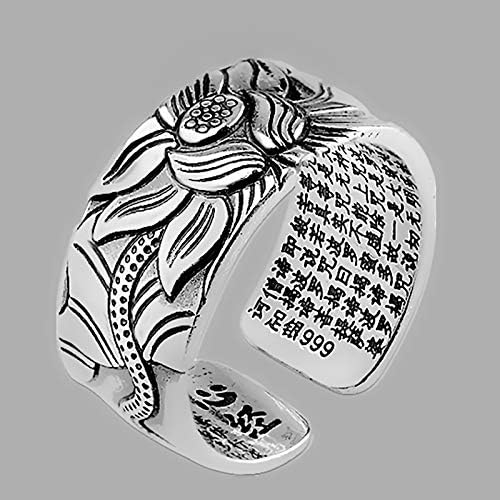 2023 חדש עם תאילנדי סוטרה סוף אצבע טבעת מתכוונן פתוח עם תאילנדי טבעת טבעת טבעות בועת טבעות לנשים