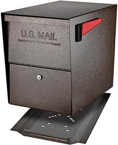 תיבת דואר אבטחה של בוס דואר, ברונזה 7208 חבילה מאסטר הנעילה של 21.5 אינץ 'x 16.5 אינץ'. X 12 אינץ '.