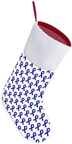 דפוס סרט סרטן המעי הגס גרבי חג המולד גרב עץ חג המולד גרביים עם קישוט שרוול קצר לפלאש למסיבת חג ביתי