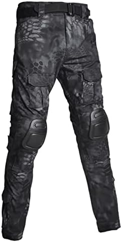 האן · מכנסי טקטי פראי עם רפידות ברכיים מכנסיים מרובי-קאם קרב מכנסיים מעצבי איירסופט מכנסי ציד